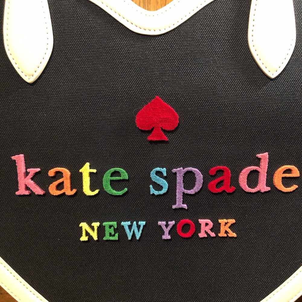 NWT-Kate Spade-Rainbow🌈Collection-Love Shack-Large Heart💙Tote-Blazer Blue-$429 - Picture 3 of 16